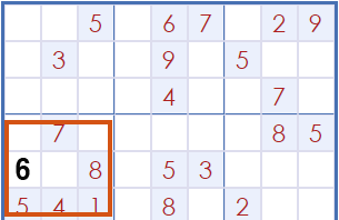 Juego de puzzle Sudoku Zulässig
